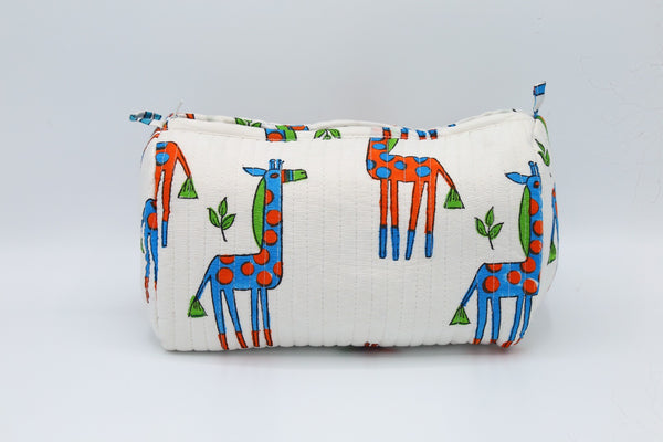 Orange Giraffe Pouch