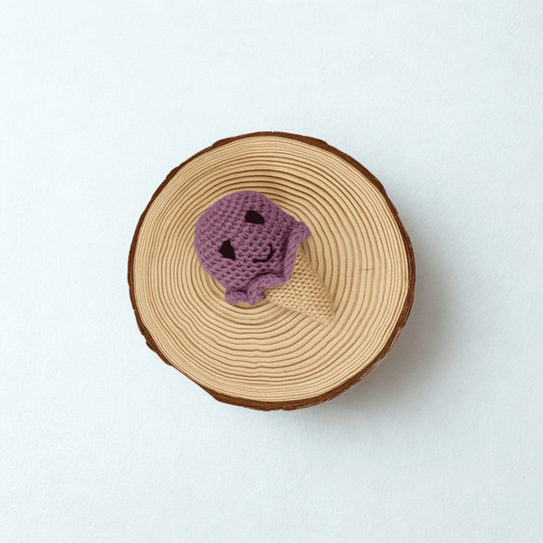 Plum Scoop Rattle
