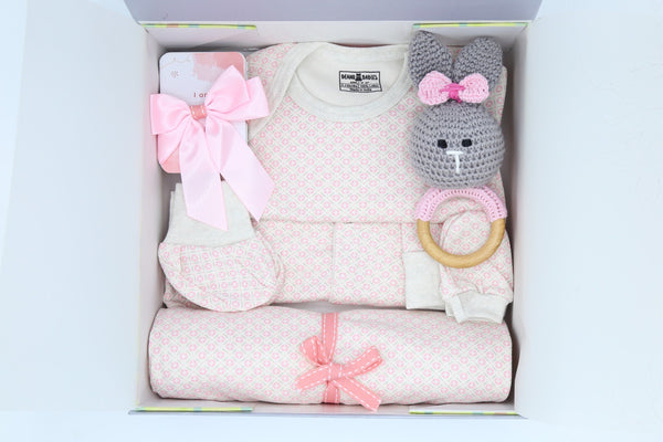 Rosy Blocks Baby Girl Gift Box