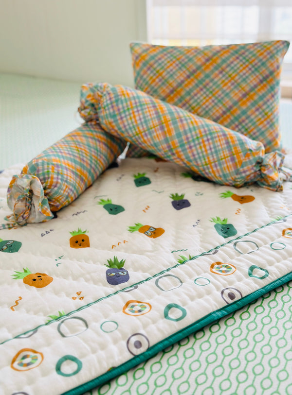 Tangy Pineapple Mini Cot Set