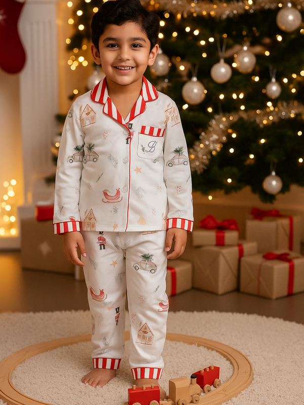 Full Sleeve Cotton Pyjama Set for Boys